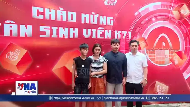 Tân sinh viên háo hức với hành trình mới