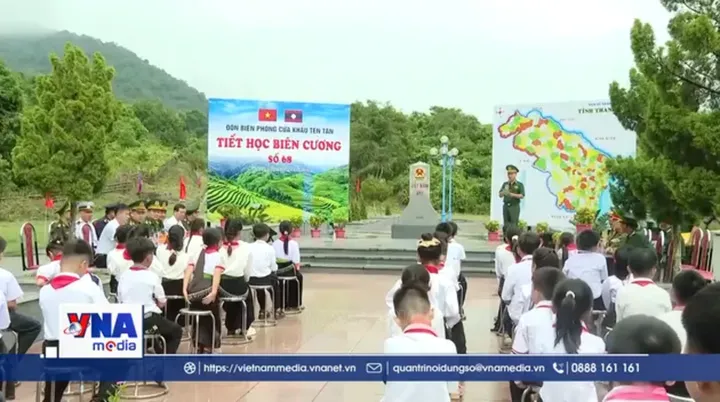 Lan tỏa tình yêu đất nước với tiết học biên cương