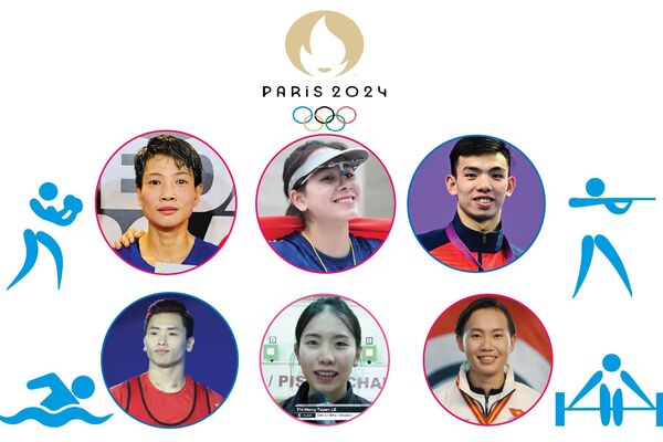 <b>Six Vietnamese athletes to
compete at Paris 2024 Olympics (as of Apr.2, 2024)</b>