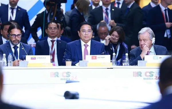 PM proposes strategic connections at expanded BRICS Summit