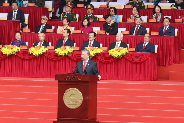 Party chief's address at national celebration of liberation of South and national reunification