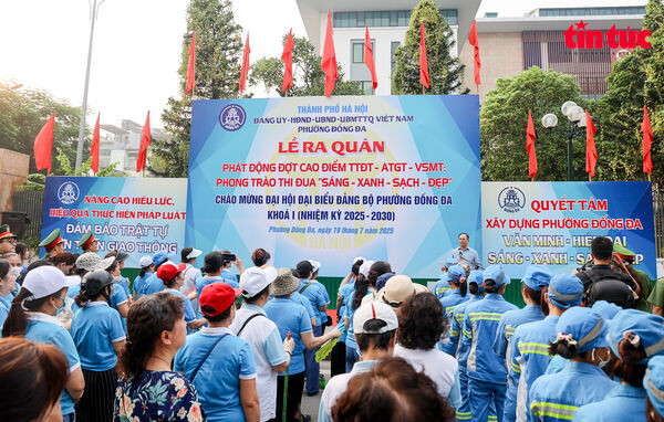 Phường Đống Đa mở cao điểm chỉnh trang đô thị phục vụ đại lễ 80 năm Quốc khánh