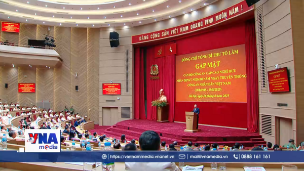 Tổng Bí thư Tô Lâm gặp mặt cán bộ Công an cấp cao nghỉ hưu