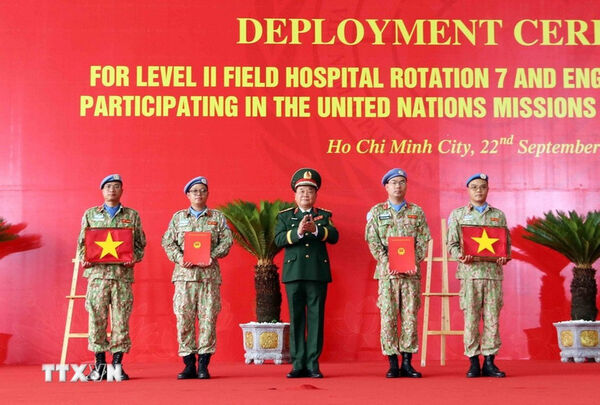 Vietnam deploys more Level-2 field hospital, engineering unit to UN peacekeeping missions