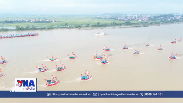 Độc đáo diễn xướng hội quân trên sông Lục Đầu