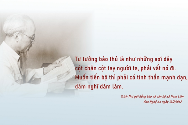 <b>“Muốn tiến bộ thì phải có tinh thần mạnh dạn, dám nghĩ dám làm”</b>