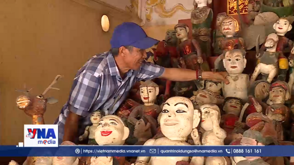 Giữ nghệ thuật múa rối nước giữa nhịp sống hiện đại