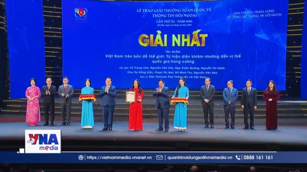 Trao Giải thưởng toàn quốc về thông tin đối ngoại