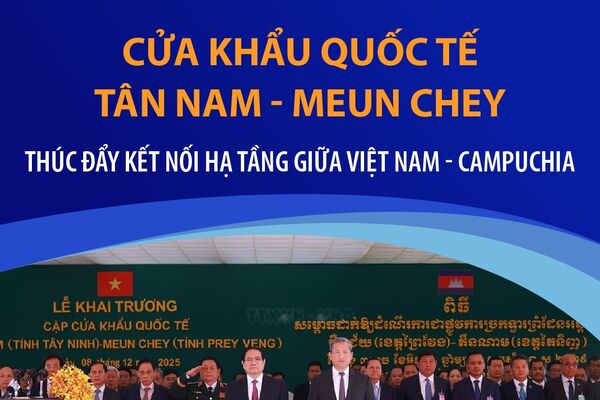 Một số thông tin về cặp cửa khẩu quốc tế Tân Nam - Meun Chey