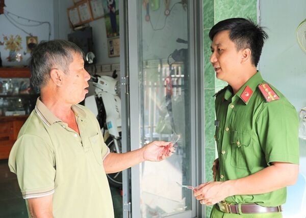 An Giang: 'Móc khoá an ninh” kết nối lực lượng Công an cơ sở với nhân dân