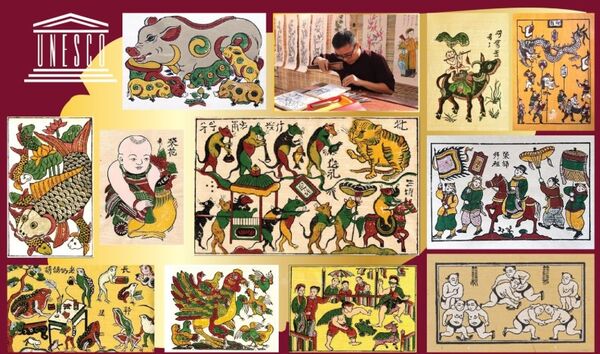 Dong Ho folk painting craft - UNESCO's Intangible Cultural Heritage in Need of Urgent Safeguarding