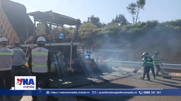 Sôi nổi khí thế thi công trên dự án giao thông trọng điểm quốc gia