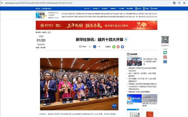 ĐẠI HỘI ĐẢNG XIV: Truyền thông quốc tế theo sát các định hướng phát triển của Việt Nam