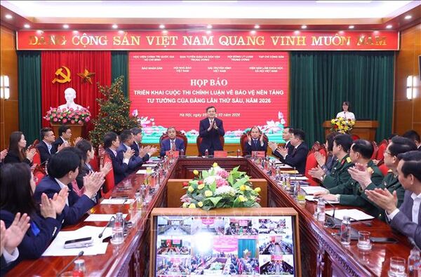 Phát động Cuộc thi chính luận về bảo vệ nền tảng tư tưởng của Đảng lần thứ Sáu, năm 2026