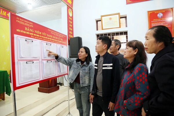 Không khí chuẩn bị bầu cử tại các địa phương ven biển Quảng Trị