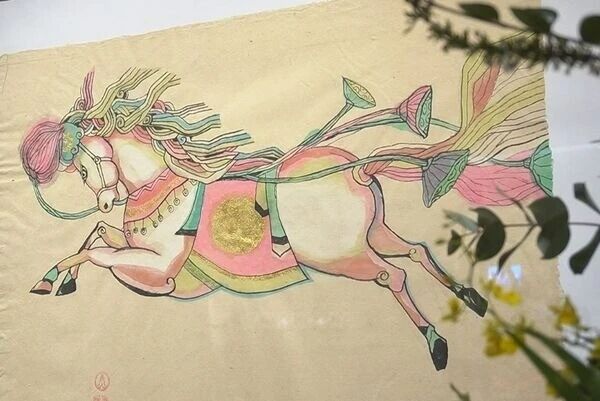 Hanoi’s Tet-coloured art space enchants visitors