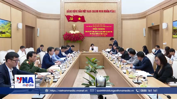 Công bố quyết định kiểm tra, giám sát Ban Thường vụ Tỉnh ủy Lào Cai