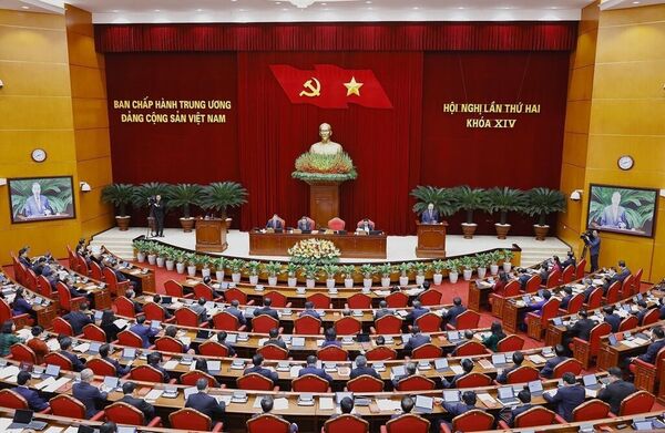 Second meeting of 14th Party Central Committee opens in Hanoi