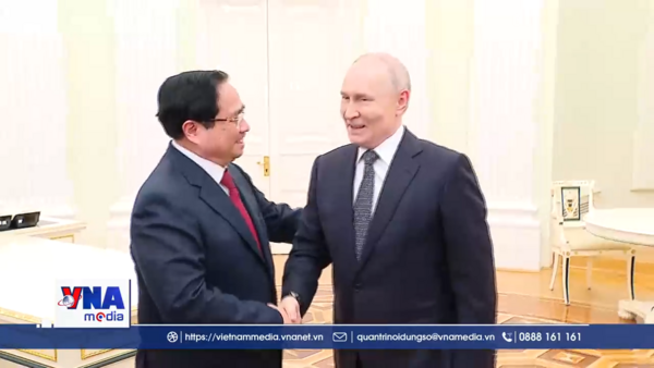 Thủ tướng Chính phủ Phạm Minh Chính hội kiến Tổng thống Liên bang Nga Vladimir Putin