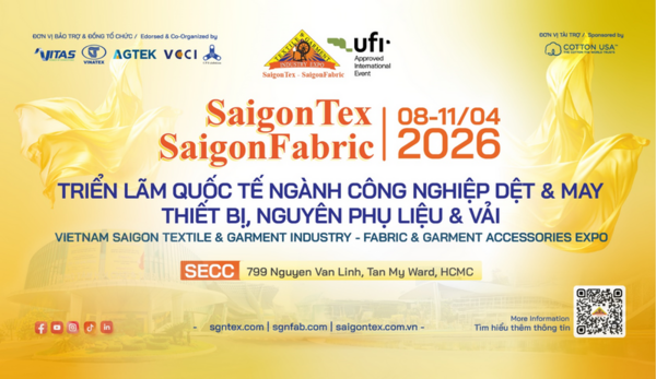 SaigonTex – SaigonFabric 2026 to showcase latest industry trends