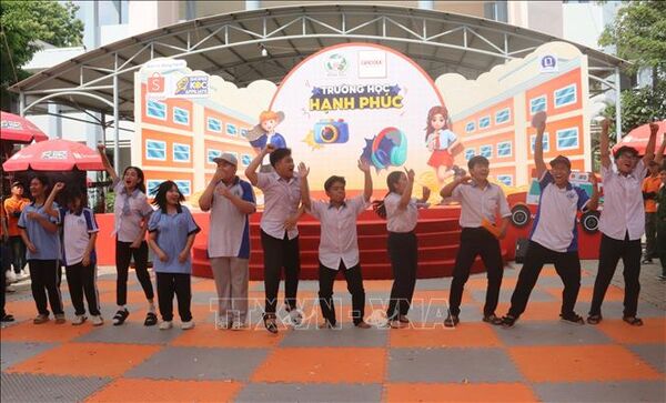 Rèn kỹ năng, bồi đắp sáng tạo cho học sinh từ chương trình Trường học hạnh phúc