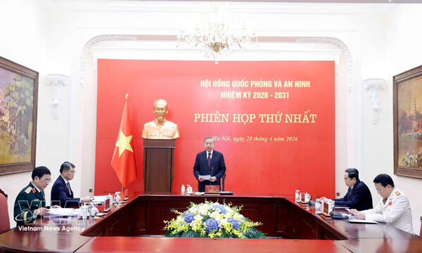 Top leader chairs first meeting of National Defence - Security Council in 2026-2031 term