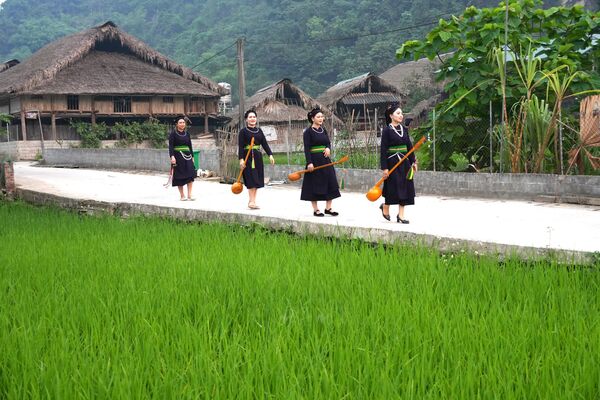Thôn Tha - nơi tiếng đàn tính ngân giữa mùa xanh