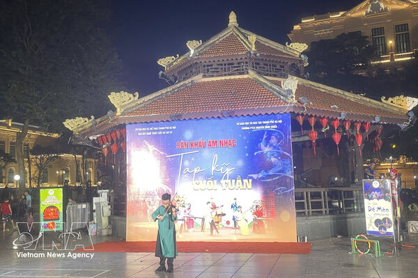 Community art space by Hoan Kiem Lake