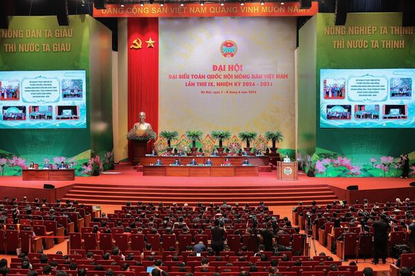 Khai mạc trọng thể Đại hội Đại biểu toàn quốc Hội Nông dân Việt Nam lần thứ IX