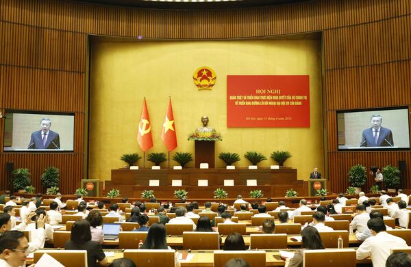 Hội nghị quán triệt Nghị quyết của Bộ Chính trị về đường lối đối ngoại Đại hội XIV của Đảng