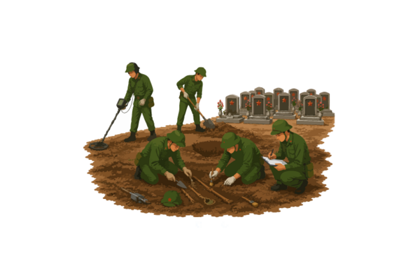 Nationwide campaign collecting DNA samples from relatives of unidentified martyrs