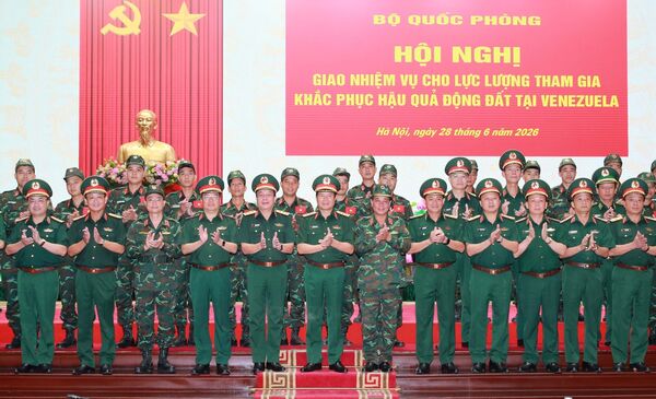 Bộ Quốc phòng giao nhiệm vụ cho lực lượng tham gia khắc phục hậu quả động đất tại Venezuela