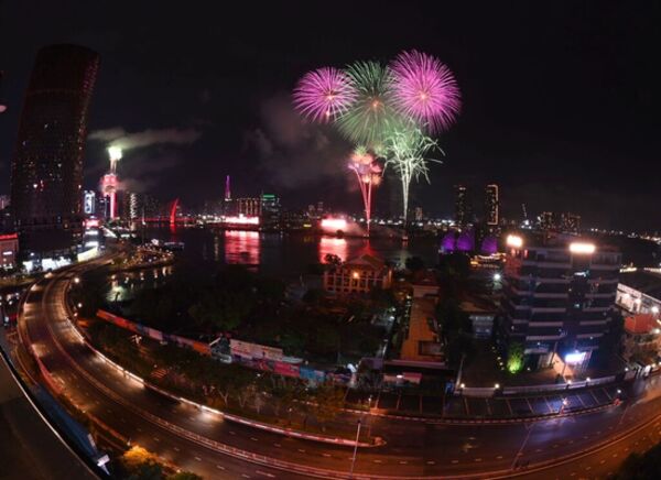 Fireworks celebrate 50th anniversary of city being named after President Ho Chi Minh
