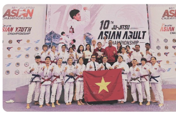 Vietnam win 12 golds for second place at Asian Jujitsu Championship