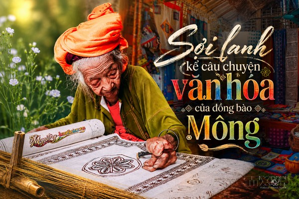Sợi lanh kể câu chuyện văn hóa của đồng bào Mông