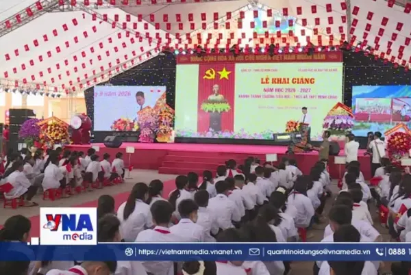 Khánh thành trường liên cấp tại xã đảo Minh Châu (Hà Nội)