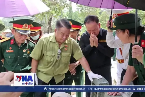 Đón Liệt sĩ trở về sau 48 năm xa cách quê hương