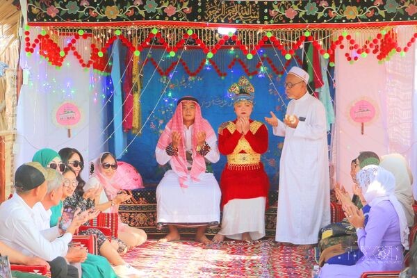 Sắc màu di sản trong lễ cưới của đồng bào Chăm Islam tỉnh An Giang