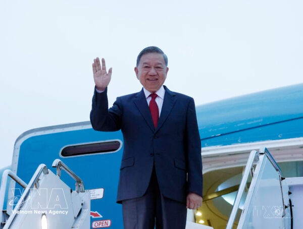 Vietnam’s top leader arrives in New York for UNGA 81 high-level debate