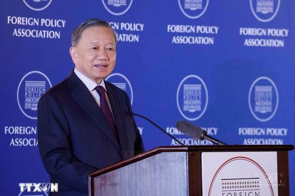 Toàn văn phát biểu của Tổng Bí thư, Chủ tịch nước Tô Lâm tại Hiệp hội Chính sách Đối ngoại Hoa Kỳ