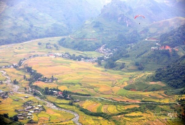 Exhilarating flight over Khau Pha’s Golden Season in Lao Cai