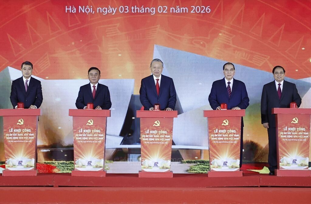 Party leader attends groundbreaking of Communist Party of Vietnam Museum