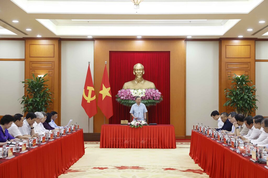 Tổng Bí thư, Chủ tịch nước Tô Lâm chủ trì họp sơ kết mô hình chính quyền 3 cấp