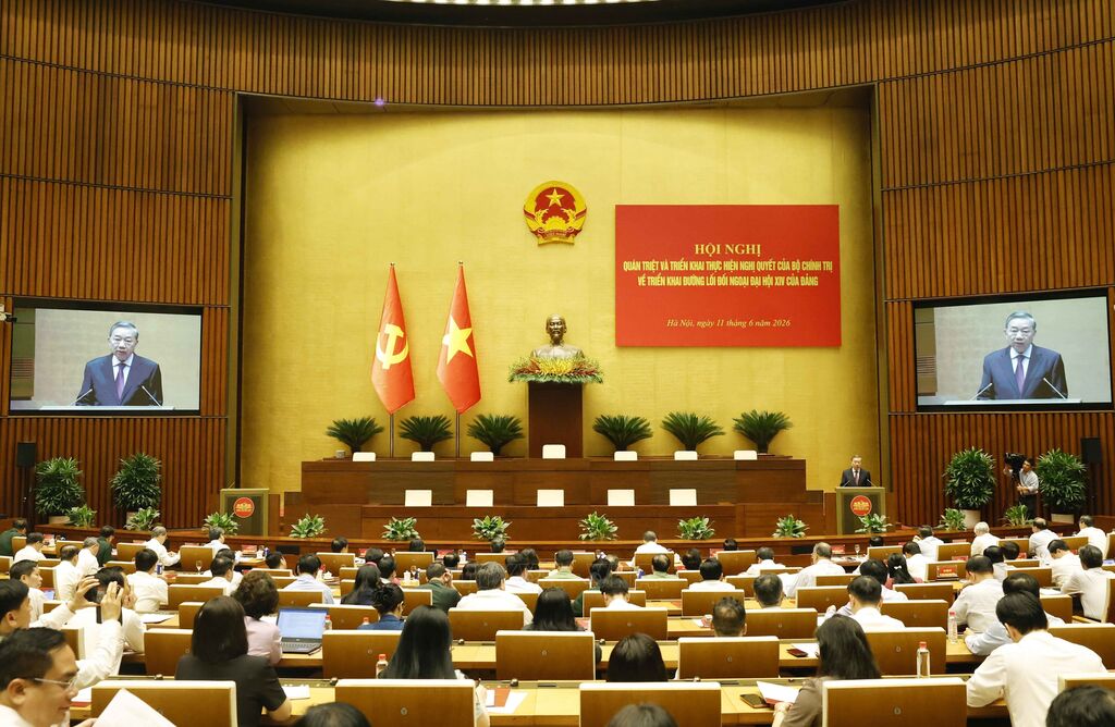 Hội nghị quán triệt Nghị quyết của Bộ Chính trị về đường lối đối ngoại Đại hội XIV của Đảng
