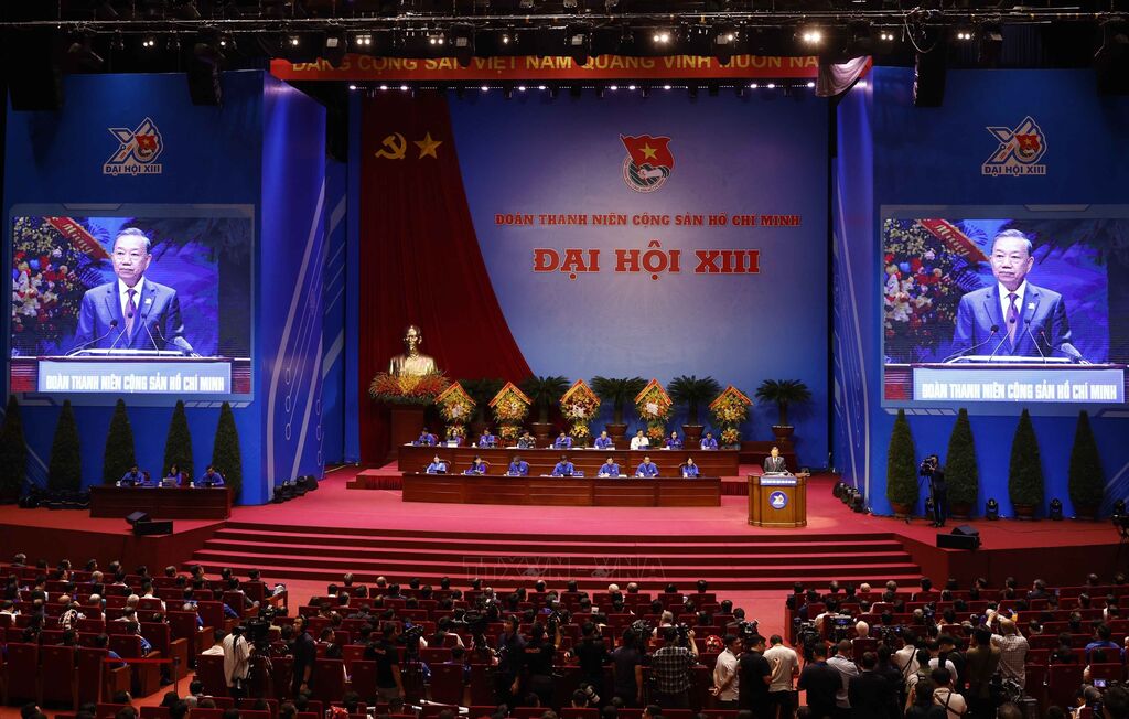 Tổng Bí thư, Chủ tịch nước Tô Lâm dự Đại hội Đoàn toàn quốc lần thứ XIII