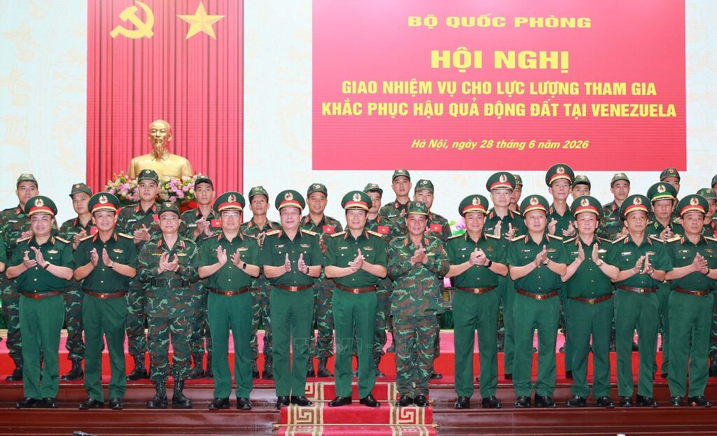 Bộ Quốc phòng giao nhiệm vụ cho lực lượng tham gia khắc phục hậu quả động đất tại Venezuela