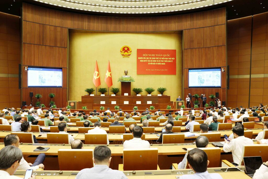 Hội nghị toàn quốc quán triệt, triển khai Nghị quyết của Bộ Chính trị về đầu tư nước ngoài