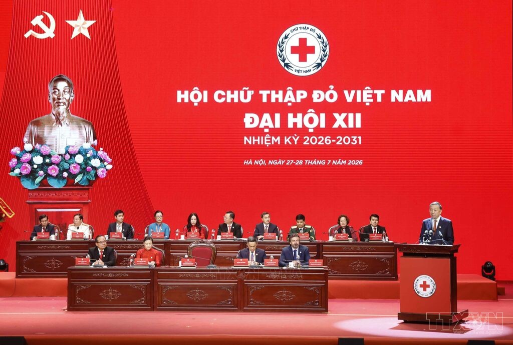 Tổng Bí thư, Chủ tịch nước dự Đại hội đại biểu toàn quốc Hội Chữ thập đỏ Việt Nam lần thứ XII