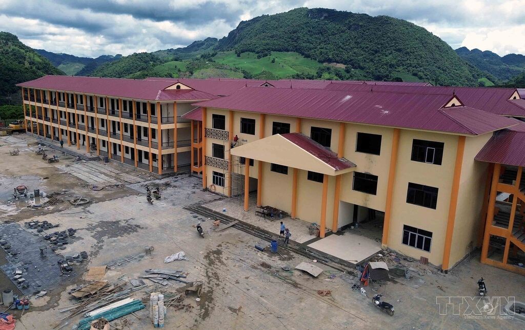 Sơn La: Trường nội trú liên cấp xã Lóng Phiêng sẵn sàng cho năm học mới