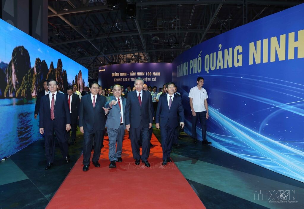 Tổng Bí thư, Chủ tịch nước dự Lễ công bố Nghị quyết của Quốc hội về việc thành lập thành phố Quảng Ninh